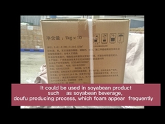 ตัวแทน Defoaming เกรดอาหารสำหรับถั่วเหลืองและผลิตภัณฑ์นม