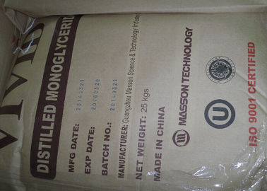 อิมัลซิไฟเออร์อาหารราคาถูก Distilled Monoglycerides Emulsifier 25kg / bag
